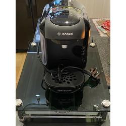 Bosch Tassimo coffee machine and stand