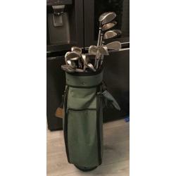 Full set of McGregor golf clubs