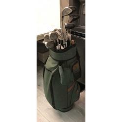 Full set of McGregor golf clubs