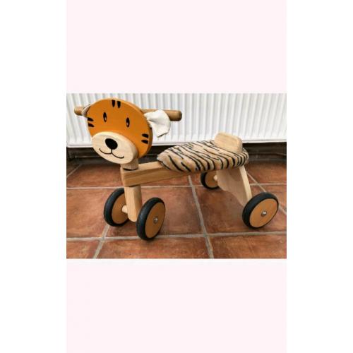 Kids wooden tiger trike