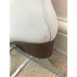 Girls Jackson Mystique White Figure Ice Skates - size 4C - UK1.5 EUR34.5 - RRP ?135