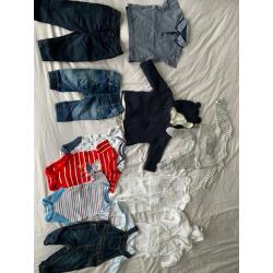 Boys 0-3 month small clothing bundle