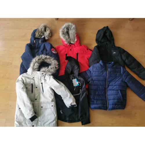 Job lot of boys jackets aged 5-9